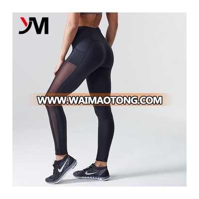 Manufacture Factory Custom Design Nylon Spandex Women Sportswear Workout Fitness Long Leggings