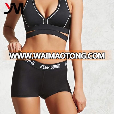 Breathable high quality wholesale custom fitness clothing for women compression gym shorts