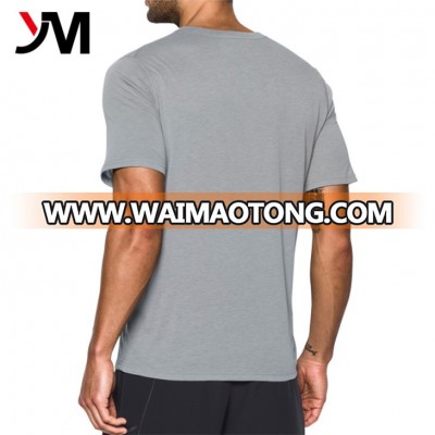 top seller custom brand and logo men t shirt polyester spandex fitted design fitness gym wear clothing