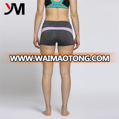 Nylon And Spandex Fabric Women Wholesale Athletic Shorts Ladies Running Yoga Shorts