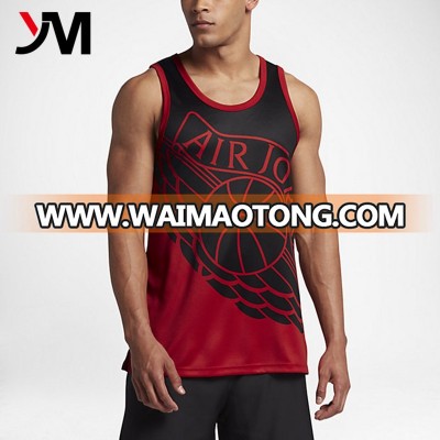 Wholesale Tank Top Print Logo Custom Fitness Wear Gym Tank Top Men