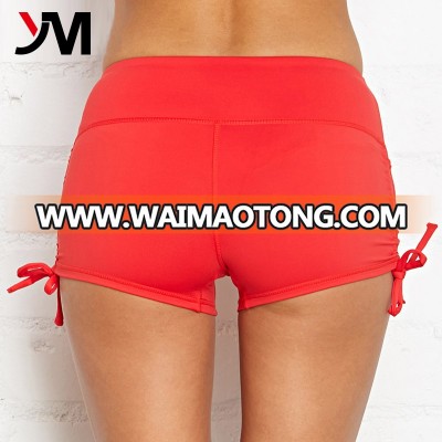 Compressed Yoga Workout Dry Fit Yoga Leggings Custom Made Sports Shorts For Women