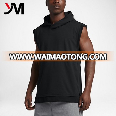 Stringer Hoodie Gym Bodybuilding Sports Raceback Tank Top For Men