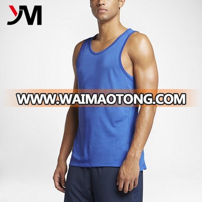 Solid Color Activewear Wholesale Mens Loose Custom Printed Bulk Tank Top