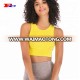 High Quality Custom Brand Wholesale Cotton Spandex Workout Tops Sports Gym Ladies Crop Tank Top