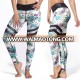 Dicrectly wholesale gym tights custom compression pants floral sublimated wholesale fitness apparel manufacturers